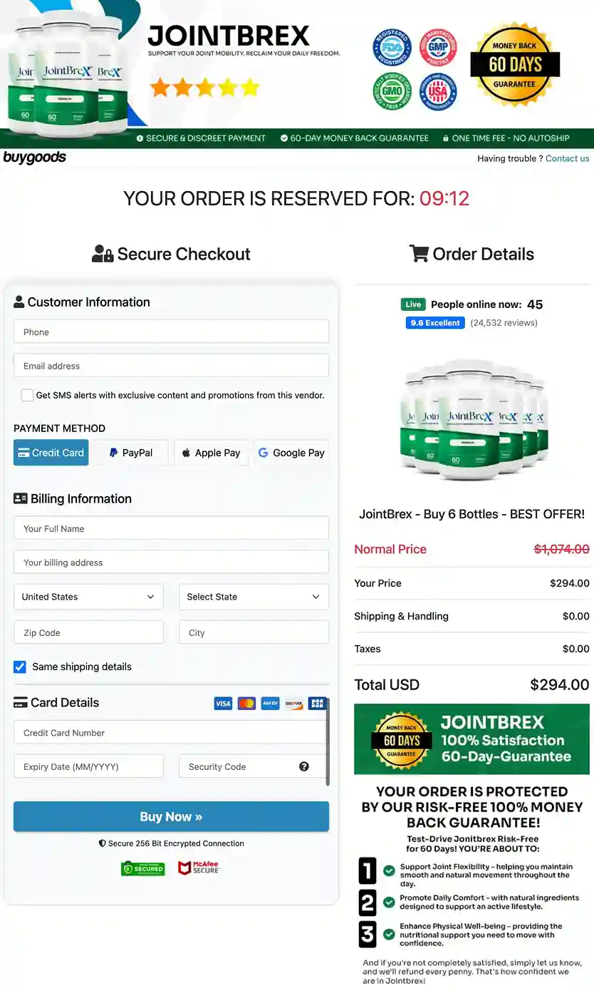 JointBreX Secure BuyGoods Payment